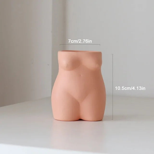 Human Body Sculpture Ceramic Vase