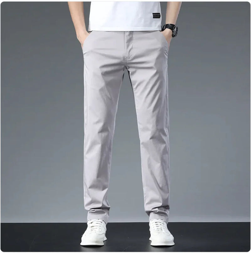 Slim Fit Cotton Chinos For Men