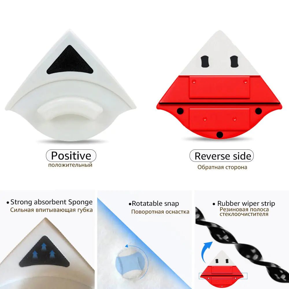 Magnetic Double Sided Window Glass Cleaner
