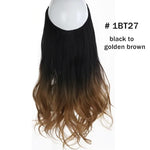 Long, wavy light-brown hair extension/weft shown against a white background, labeled “#10H24B” on the right.