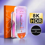 2PC Privacy Screen Protector with 8K Oleophobic Coating for iPhone