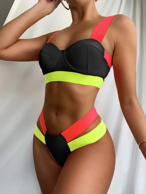 Comfortable Bikinis One-Piece Swimsuits 