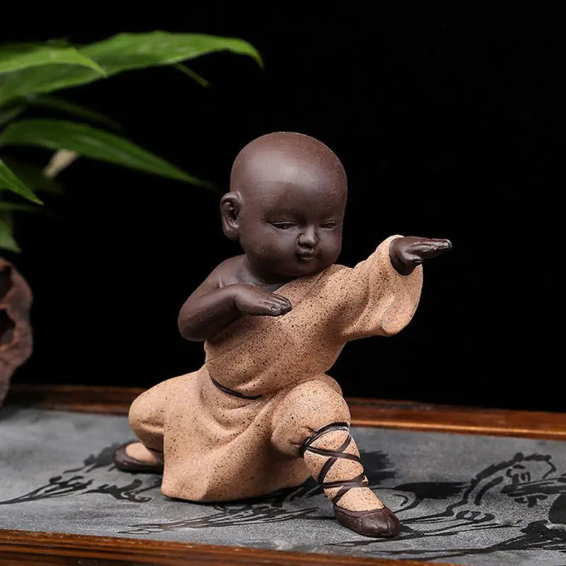 Kung Fu Master Monk Statue