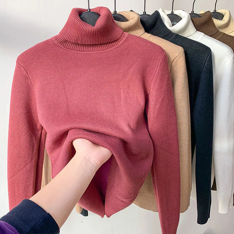 Women's Elegant Turtleneck Winter Sweater