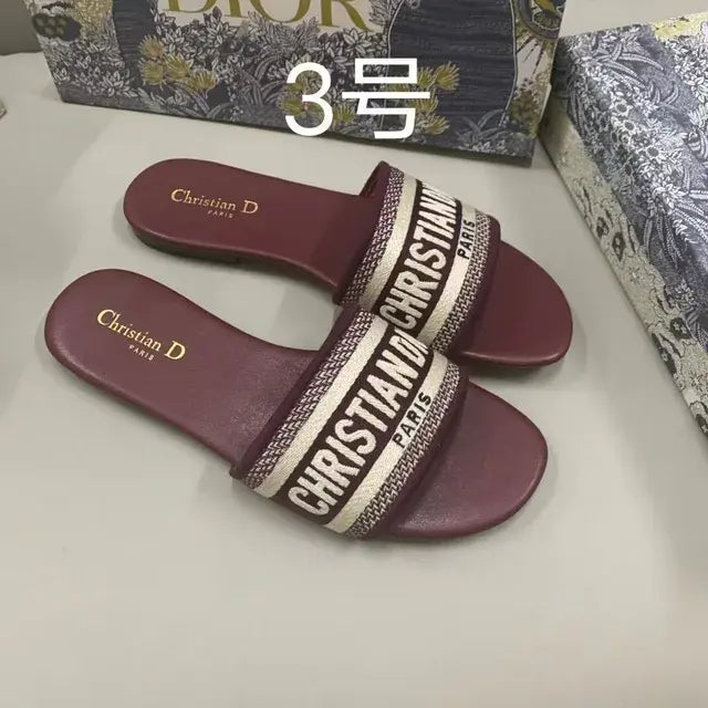 Designer Flat Slippers