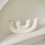 Crafted Ceramic Candlestick Holder