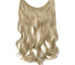 Light honey blonde (#27/613) long, slightly wavy hair extension piece on a white background, labeled “Light Honey Blonde / Cafornia Blonde.