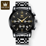 Luxury Stainless Chronograph Watch