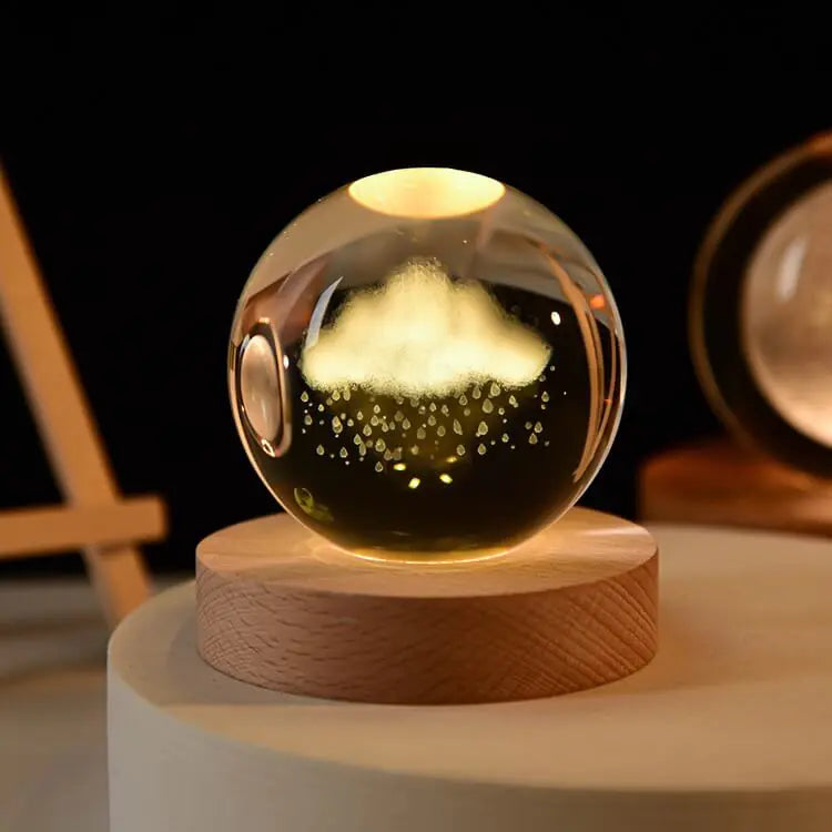 Crystal Ball Cosmos Lamp