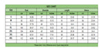 Quick Dry Sport Workout Body Suit Size Chart