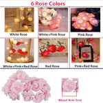LED Rose Flower Fairy Lights