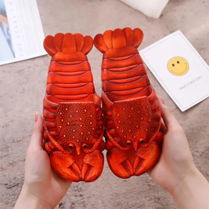 Trendy Designer Lobster Slippers