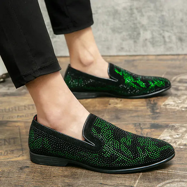 Suede Leather Slip-On Shoes