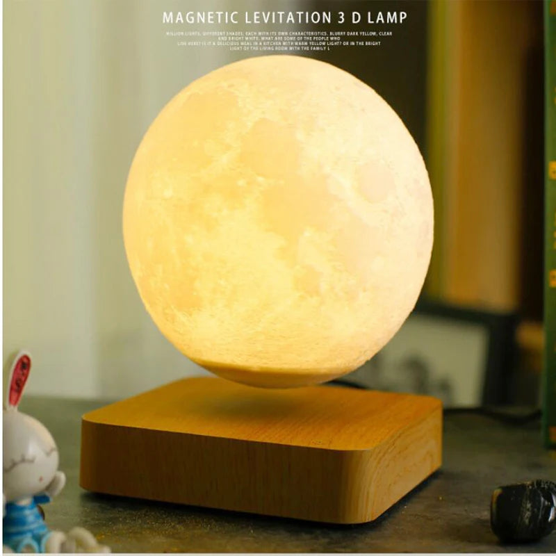 Magnetic 3D Print LED Moon Lamp