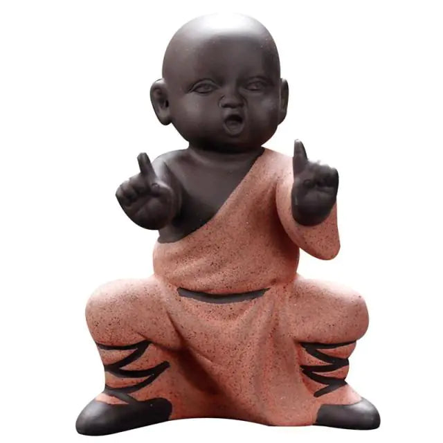 Zen Warrior Monk Sculpture