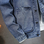 Men’s Trendy Denim Jacket with Hoodie