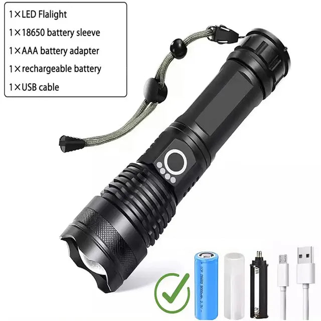 Max Brightness Portable Torch