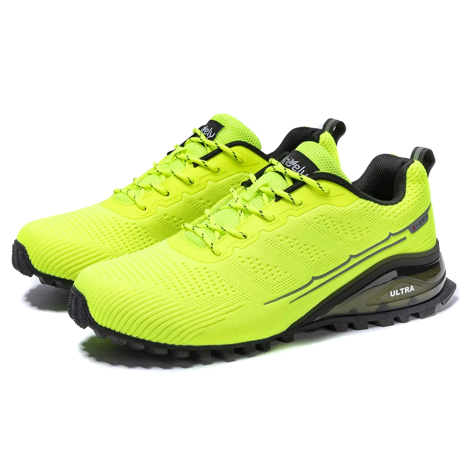 Men's Lime Fashion Trainers Running Sneakers