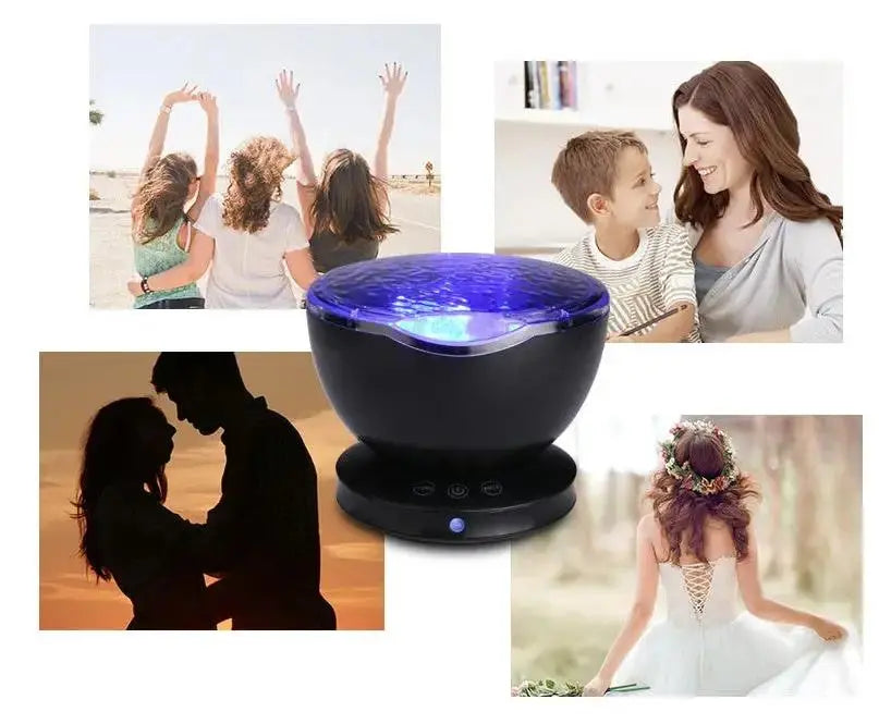 Ocean Wave Projector LED Night Light