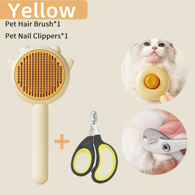 Pet Massage Comb Grooming Kit