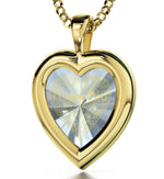 Cubic Zirconia Heart Jewellery Set