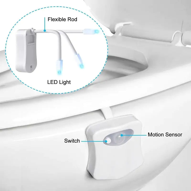 Toilet Motion Sensor LED Night Light
