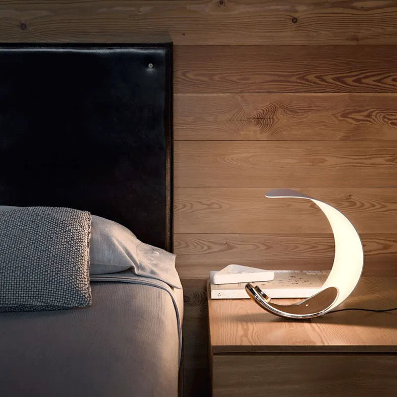 Crescent Moonlight Reading Desk Lamp