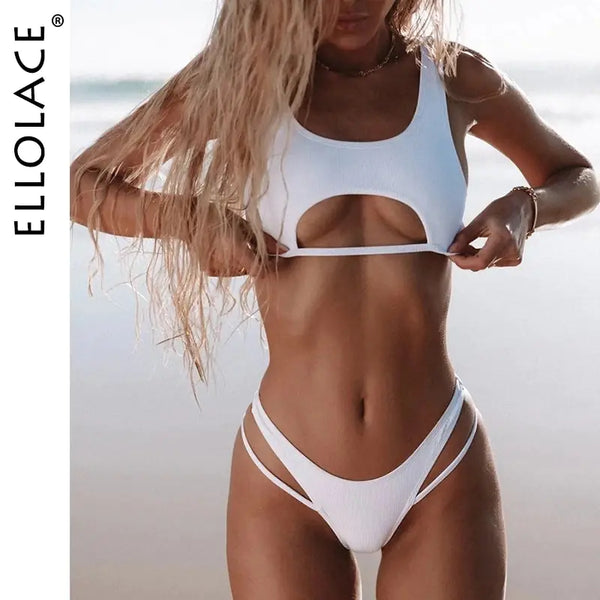 Hollow Out Bikini Swimwear