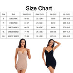 Cup Compression Low-Back Bodysuit Size Chart