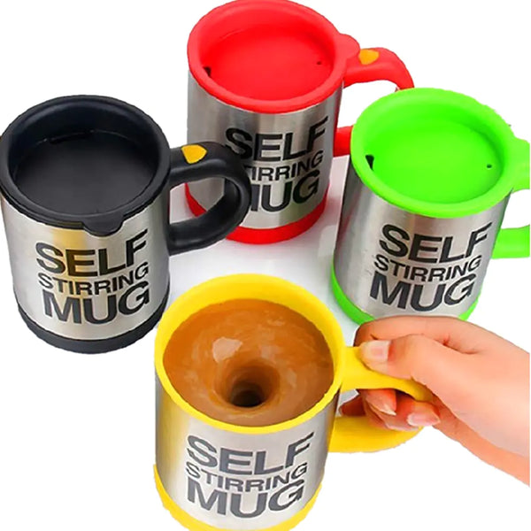 STOMART.CO.UK Self Stirring Coffee Mug cup mug self steering Free Text