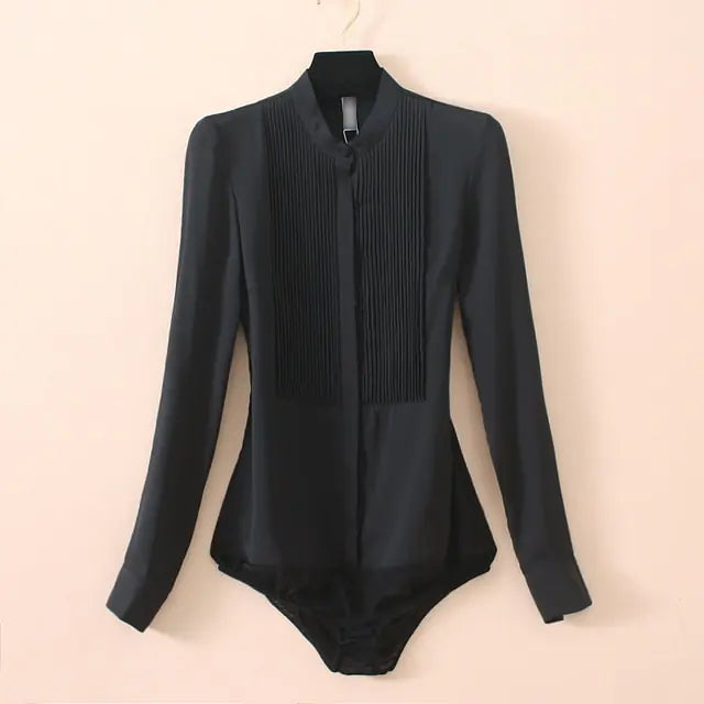 Chiffon Blouse Bodysuit