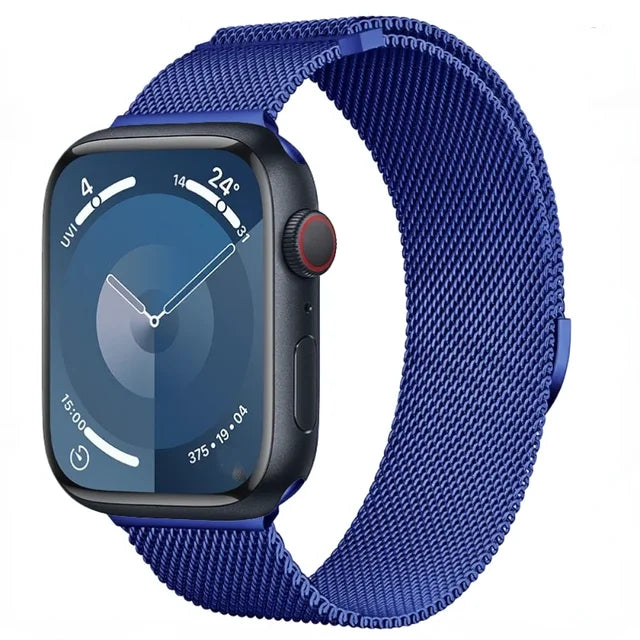 STOMART.CO.UK Milanese Loop Metal Band for Apple Watch Jewellery & Watches Free Text