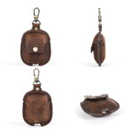 Wireless Earphones Genuine Leather Case