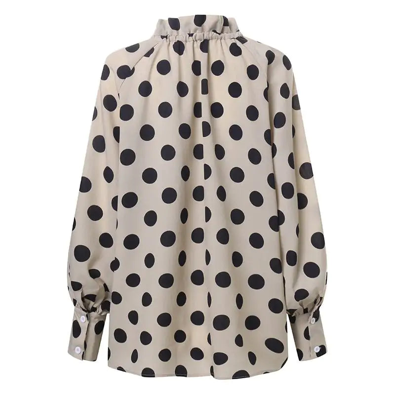 Vintage-Inspired Lantern Sleeve Blouse for Women