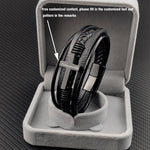 Men's Chakra Charm Cross Bracelet