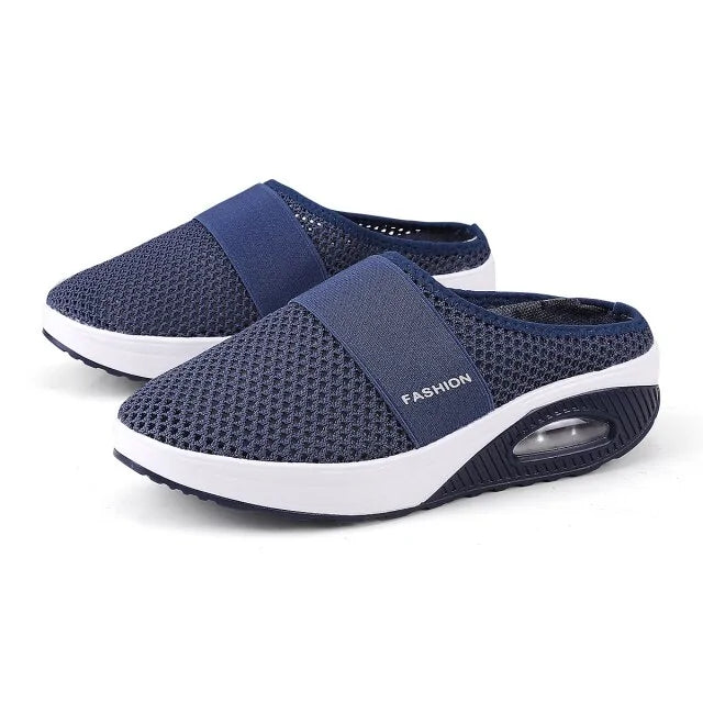 Lightweight Walking Shoes Slip-On Mesh Sneakers Trainers