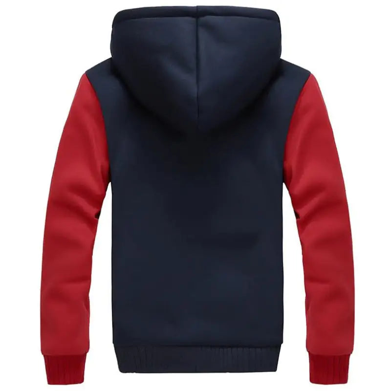 Men's Casual Furry Hoodie Jacket