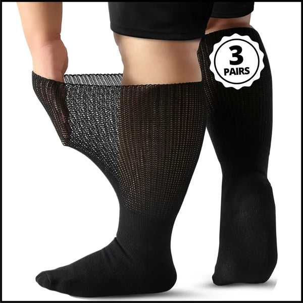 Extra-Wide Stretch Socks