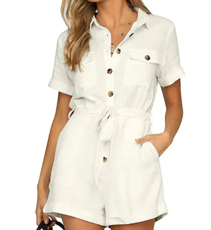 Women's Casual Pocket Jumpsuit