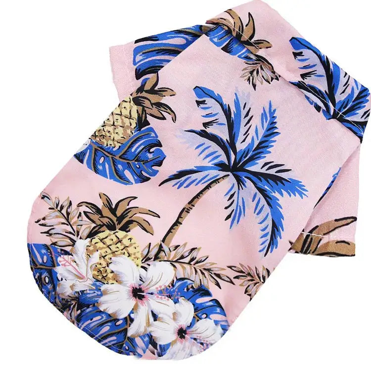 Dog Shirts with Tropical Prints