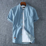 Men's Plus Size Fashion Denim Shirt