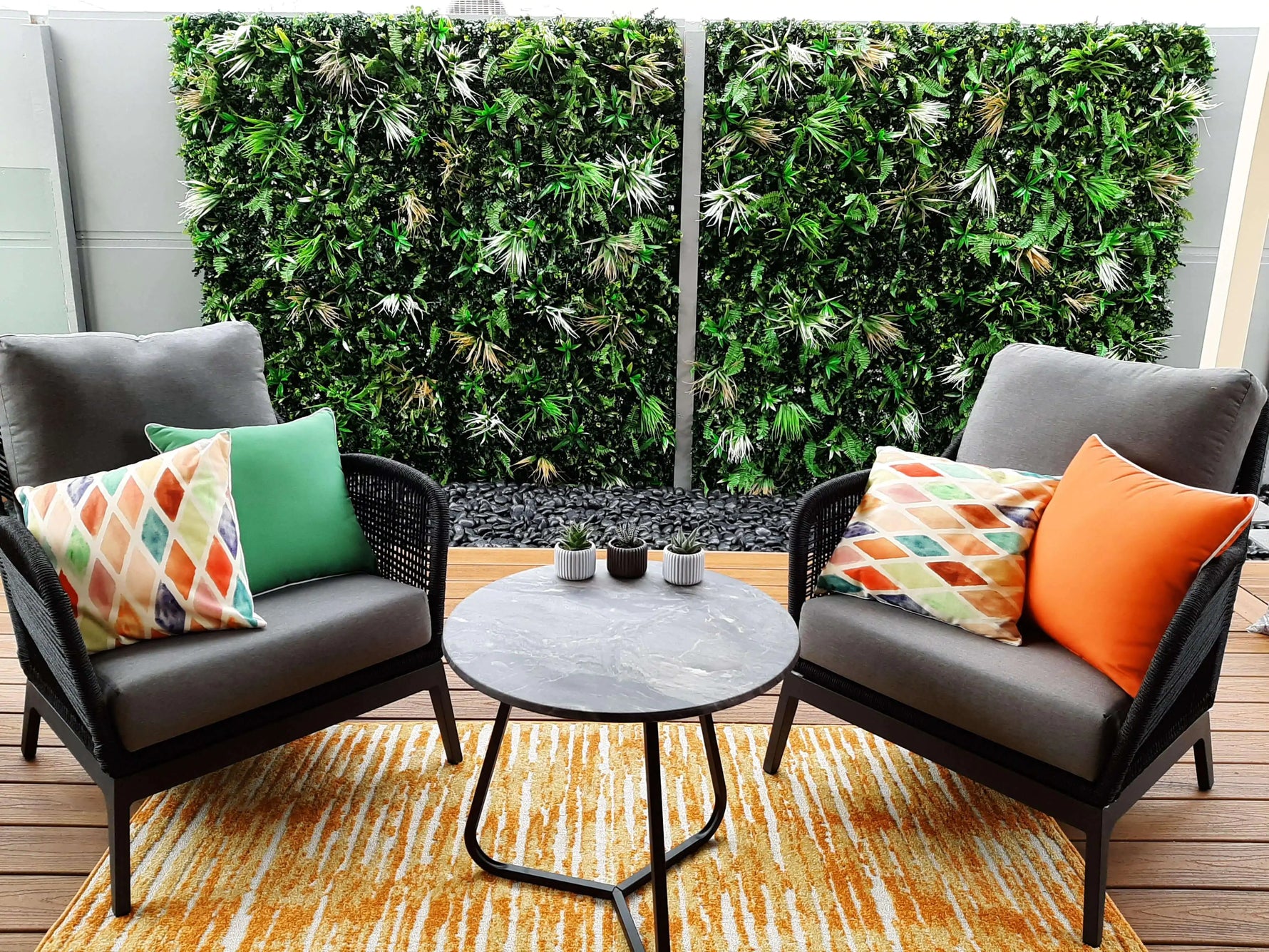 Faux Plant Green Wall
