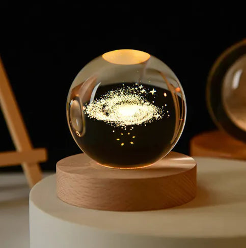 Mesmerizing crystal ball with 3D effect