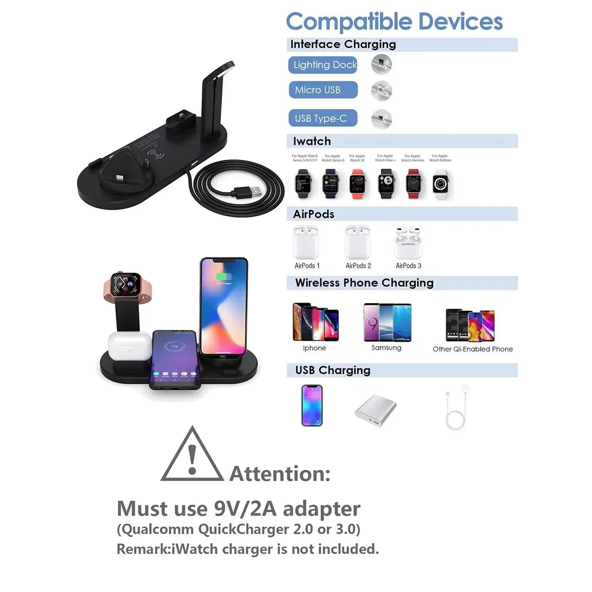 Desk Charging Station for Apple