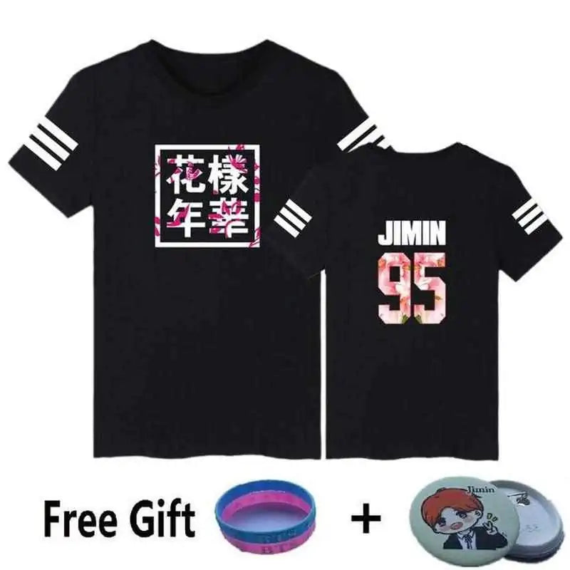 Hip-Hop K-Pop Style Print T-Shirt