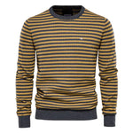Men's Spliced Cotton Jumper Sweater