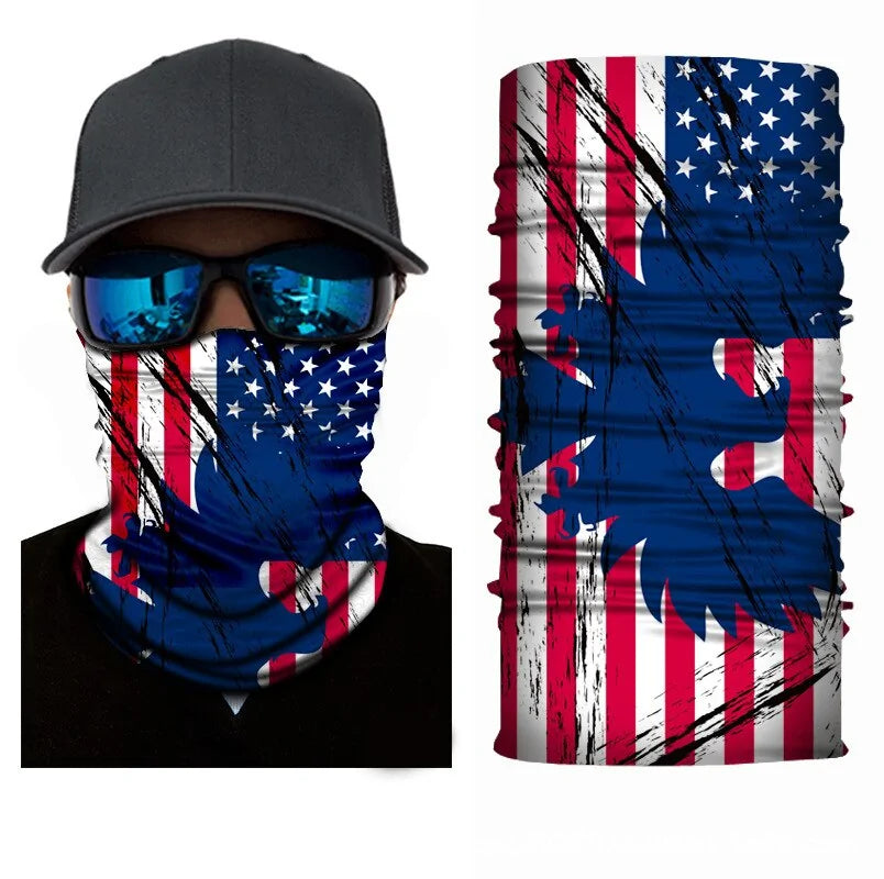 Flag face cover