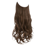 Brown (#27/613) long, slightly wavy hair extension piece on a white background, labeled “Light Honey Blonde / Cafornia Blonde.