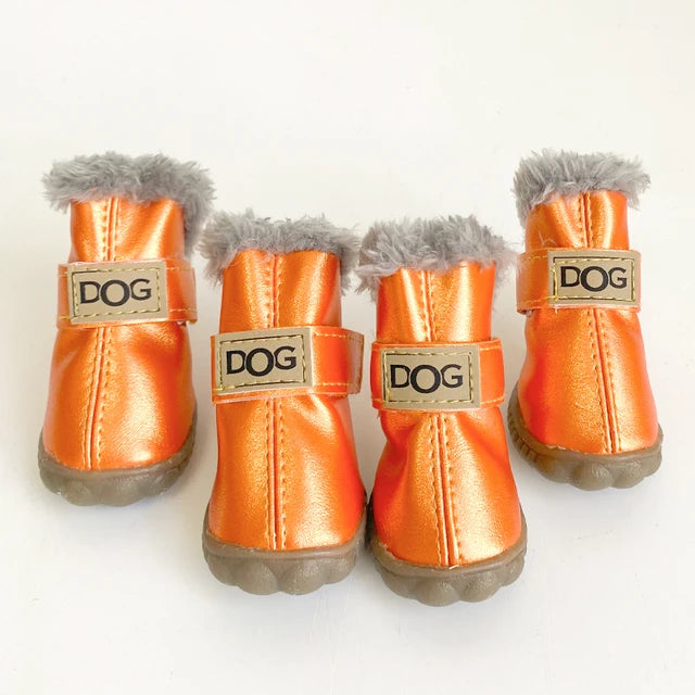 Pet Dog Furry Booties by PETASIA