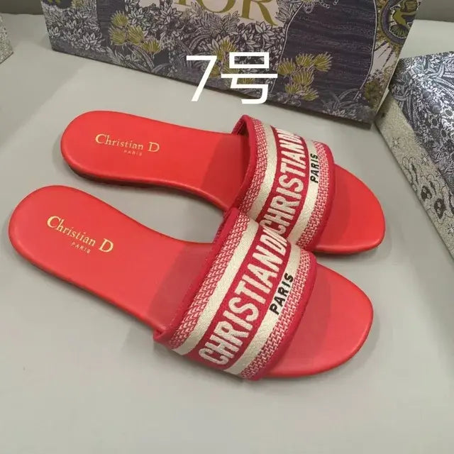 Designer Flat Slippers